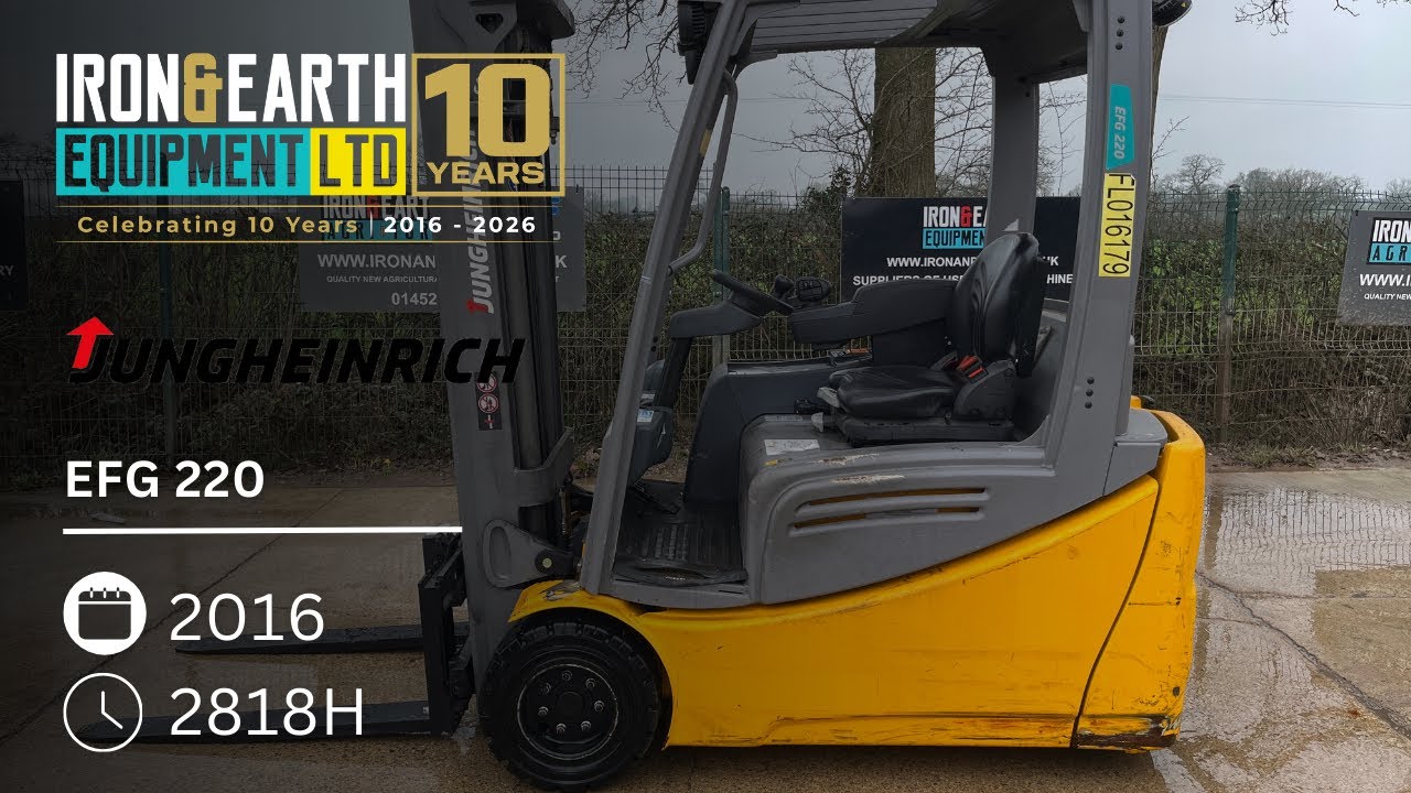 2016 Jungheinrich EFG 220 Forklift 