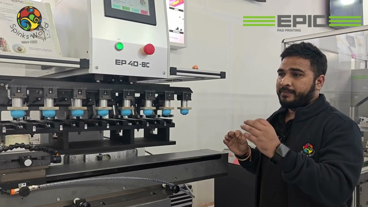 8-Color High-Precision EPIC Pad Printing Machine | The Ultimate Doll Eye Printer