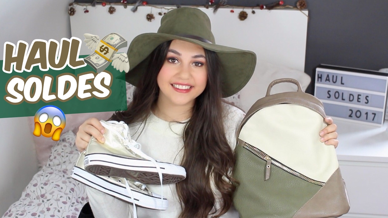 HAUL SOLDES Hiver 2017 ⎢Converse, Zara, Bershka, Primark,...