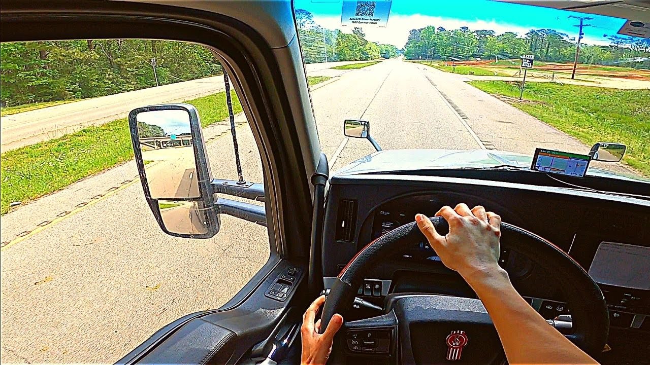 exploring the life of a cross country truck driver - POV DRIVING KENWORTH T680
