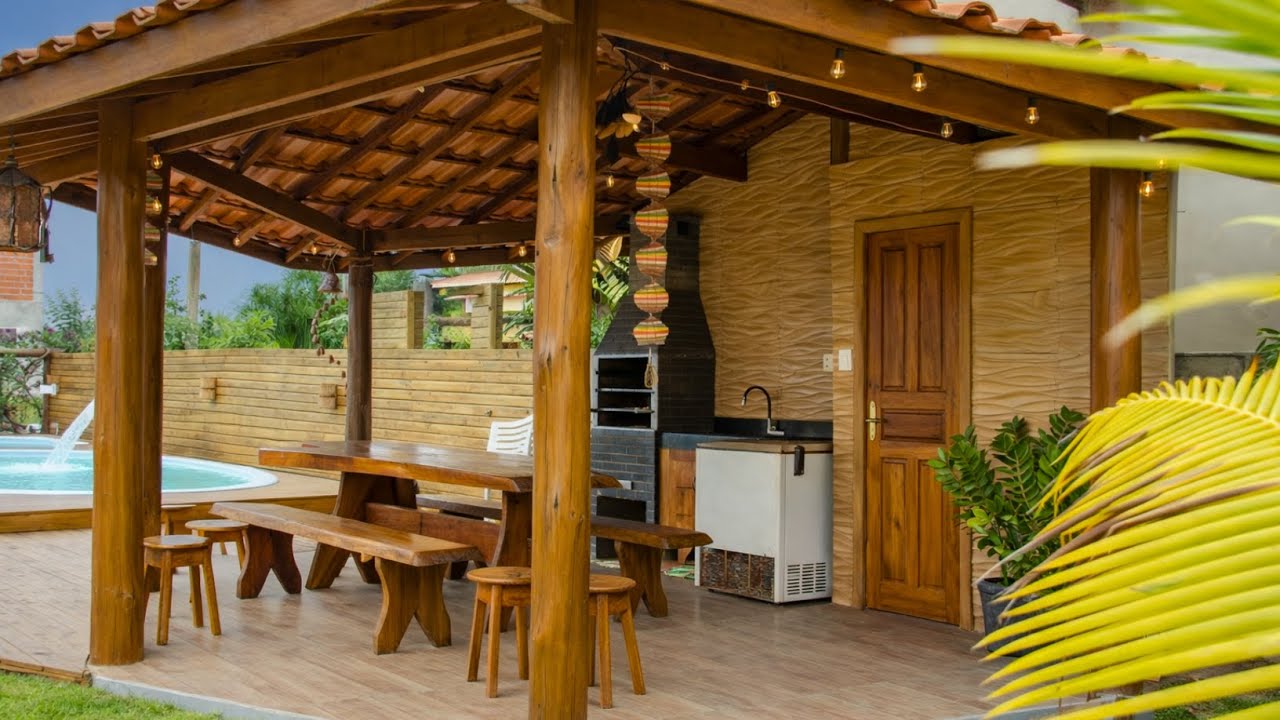 59 EDÍCULAS com ÁREA GOURMET ideias perfeitas para família