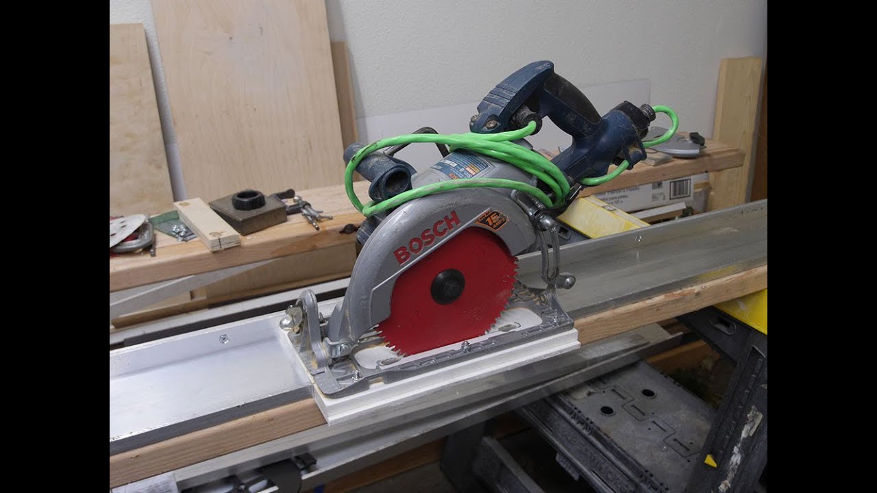 How to make Aluminum Guide Rail for your Circular Saw. Направляющая шина.