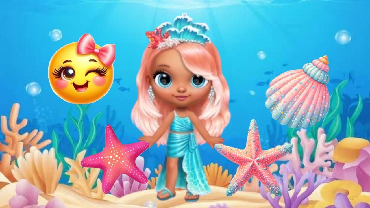 We Unlocked the Beautiful Ocean Princess! 👑🌊 Makeup & Playtime | Princess Game