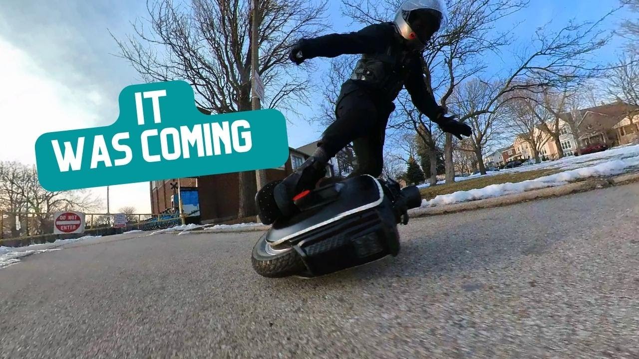 Electric Unicycle Fall that me mind was waiting for