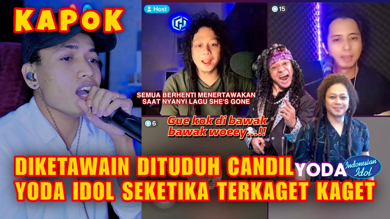 HABIS HABISAN NGEPRANK YODA IDOL‼️SEKETIKA BERHENTI KETAWA SEMUA PANIK PAS NYANYI LAGU SHE'S GONE