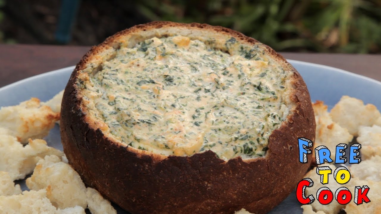 How to Cook a Cob Loaf Spinach Dip