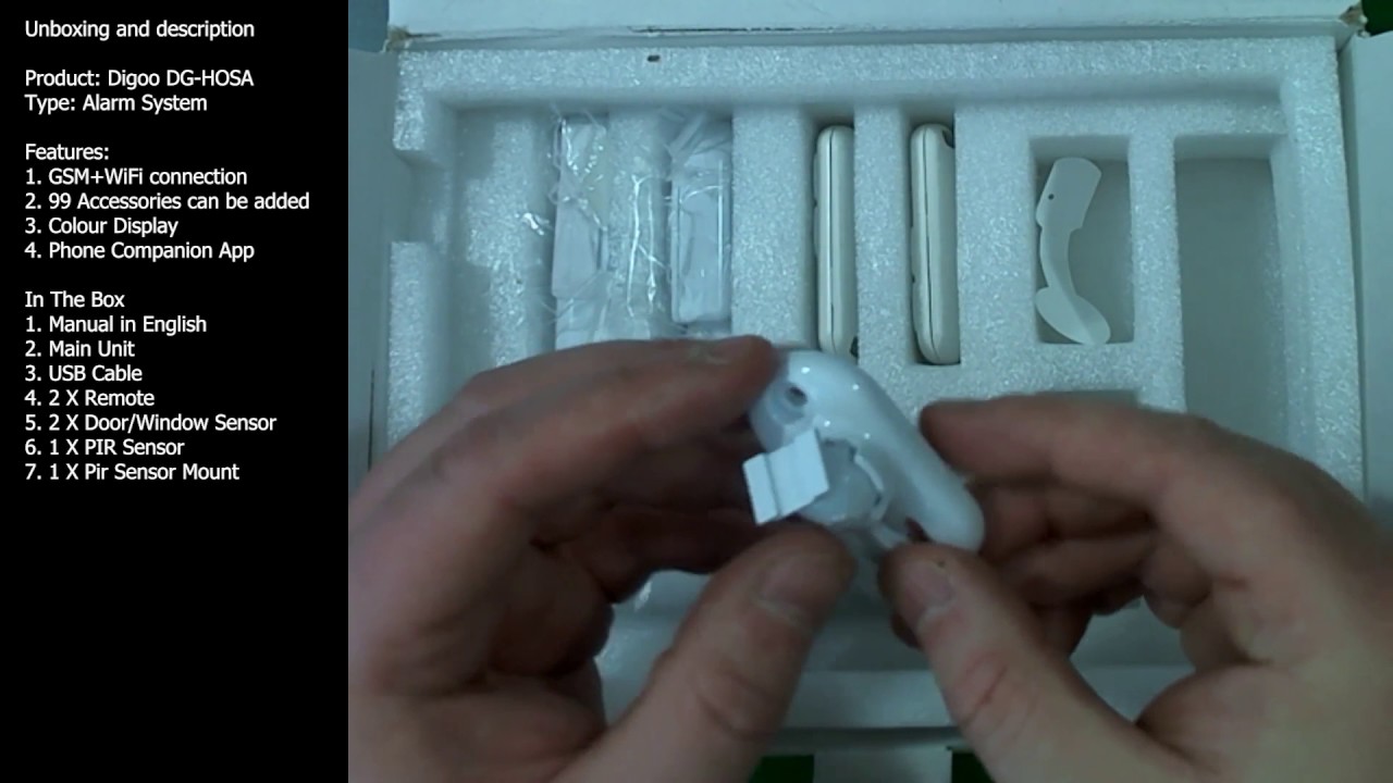 Digoo DG HOSA Unboxing