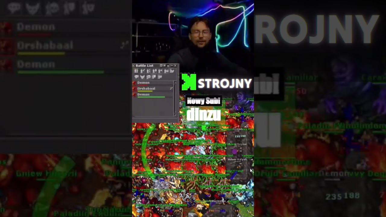 PIERWSZY ORSHABAAL STROJNEGO NA CELEŚCIE! #tibia #gaming #celesta