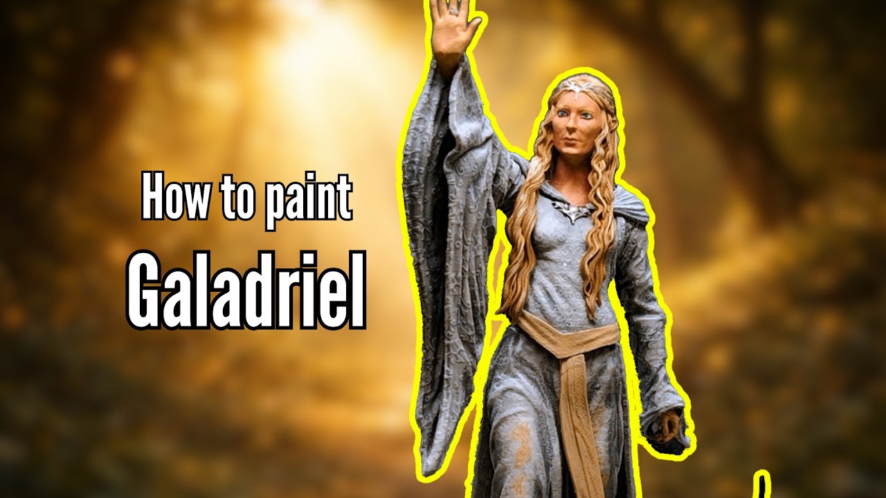 How to Paint Galadriel Complete Miniature Painting Tutorial | Lord of the Rings