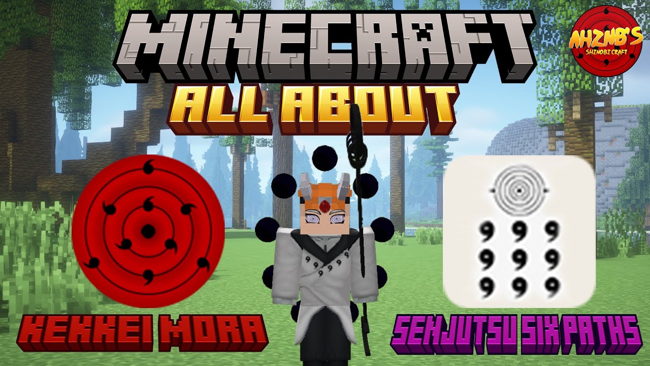 Sage of Six Paths & Rinne Sharingan in Minecraft?! | Naruto AHZNB MOD 1.12.2