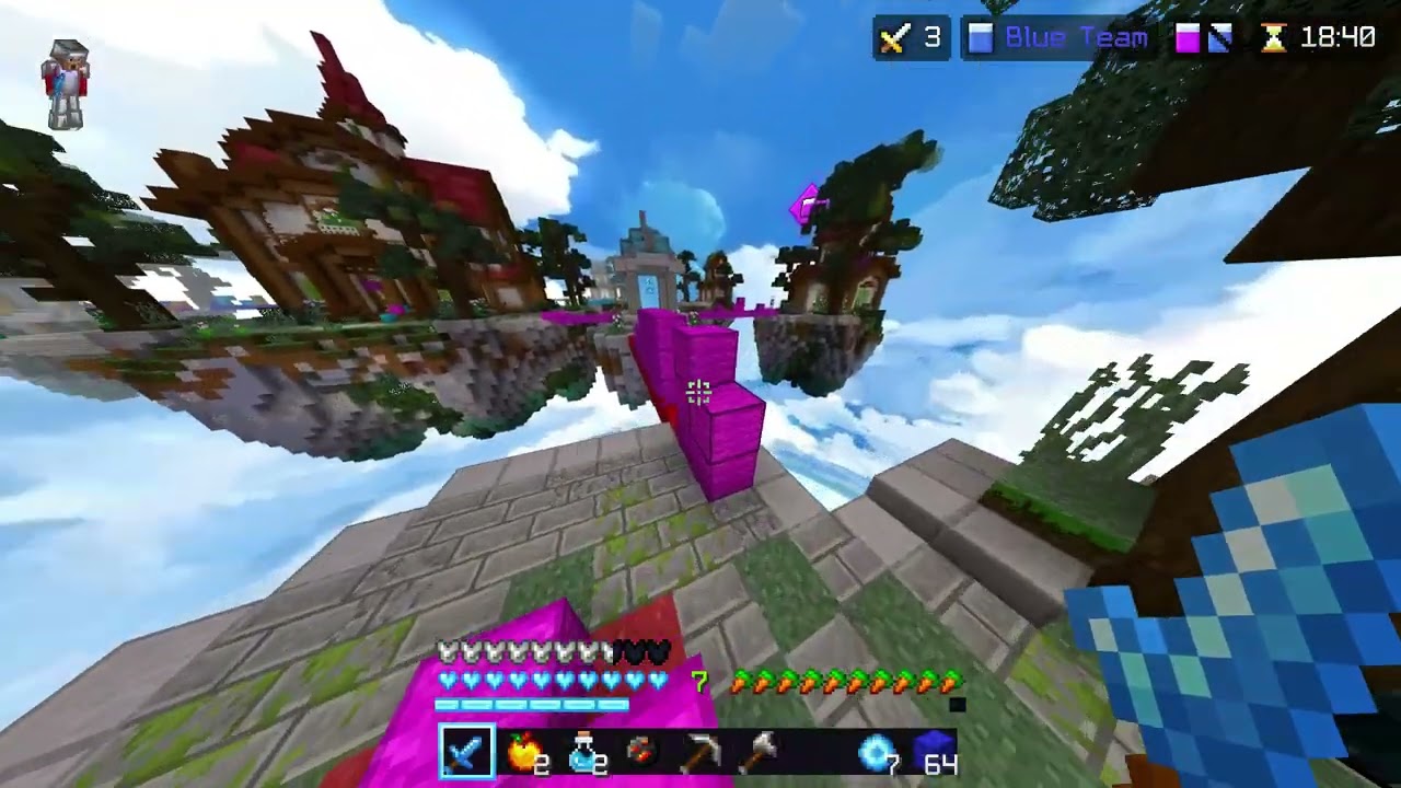 HiveMC Bedwars Gameplay
