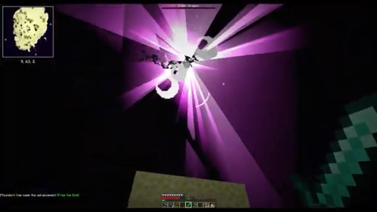 [Minecraft] When one-cycling fails - Play it safe. #minecraft #enderdragon
