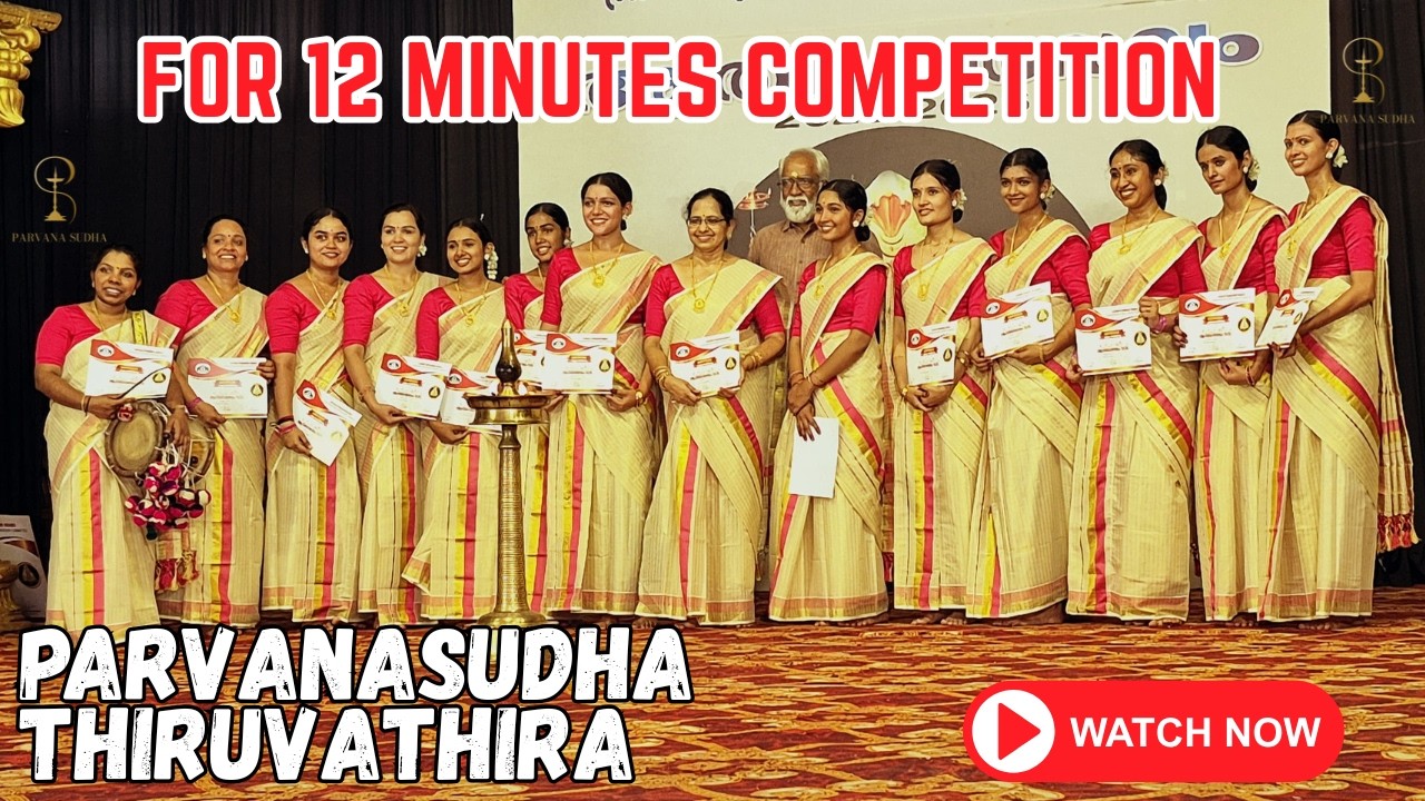 12 Minutes performance |sthuthi|padam|kurathi|vanchipat |kummi|mangalam|Parvanasudha