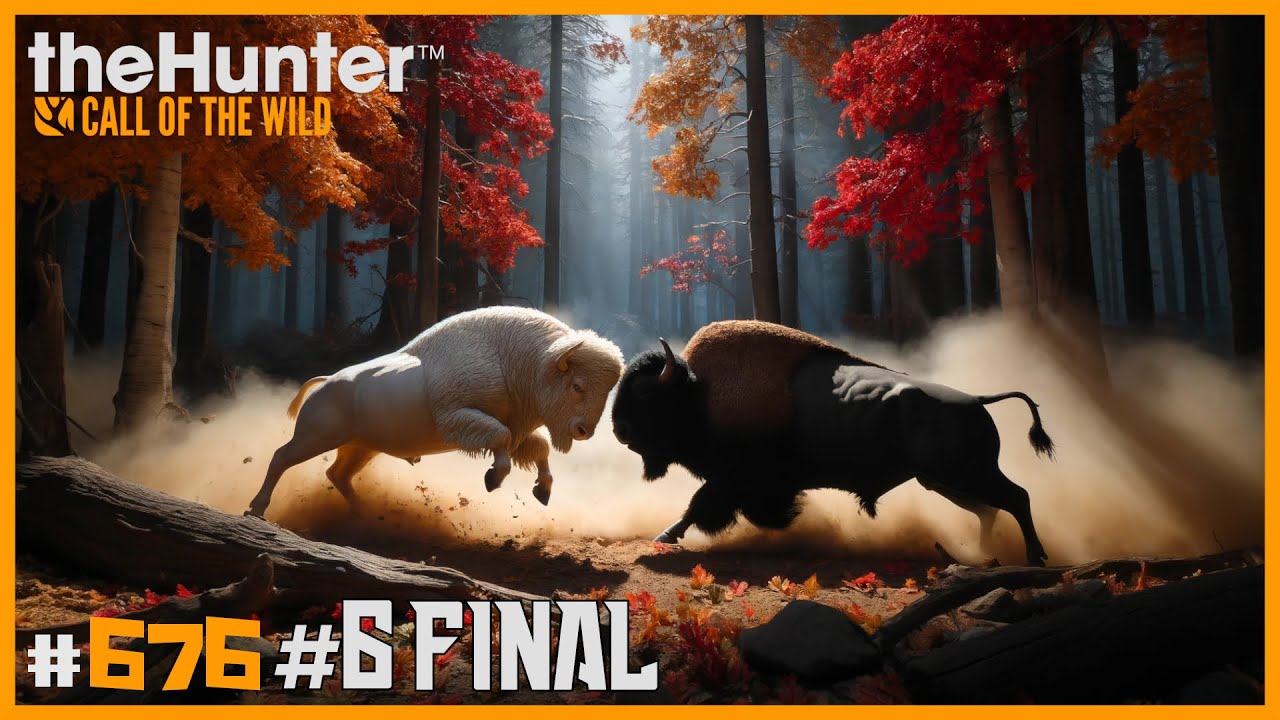 BISONTE ALBINO ENCONTRADO, MULTITROFEO ACABADO :3 | 🦌theHunter: CotW #676