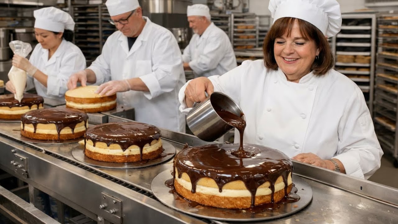 Inside America’s Biggest Boston Cream Pie Factory: How This Cake Feeds a Nation (Full Process)