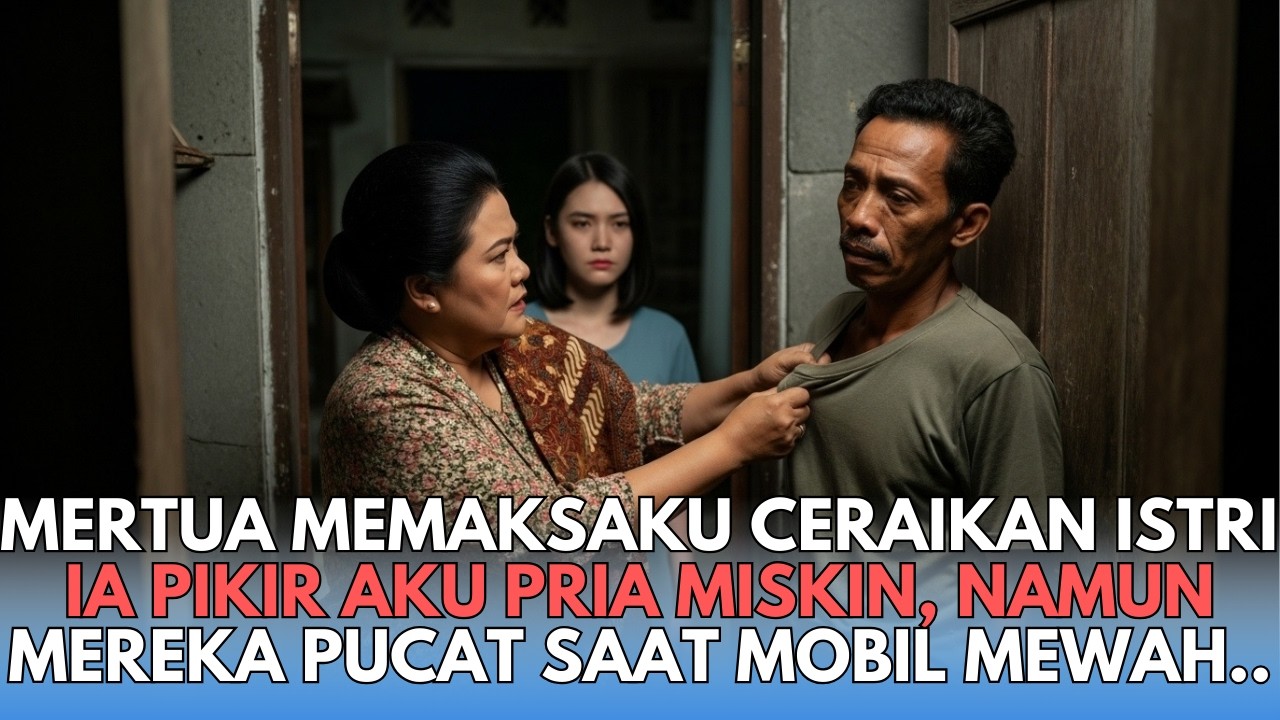 MERTUAKU MAKSA ISTRIKU CERAI KARNA AKU MISKIN, MEREKA PUCAT SAAT MOBIL MEWAH MENJEMPUTKU PERGI KERJA