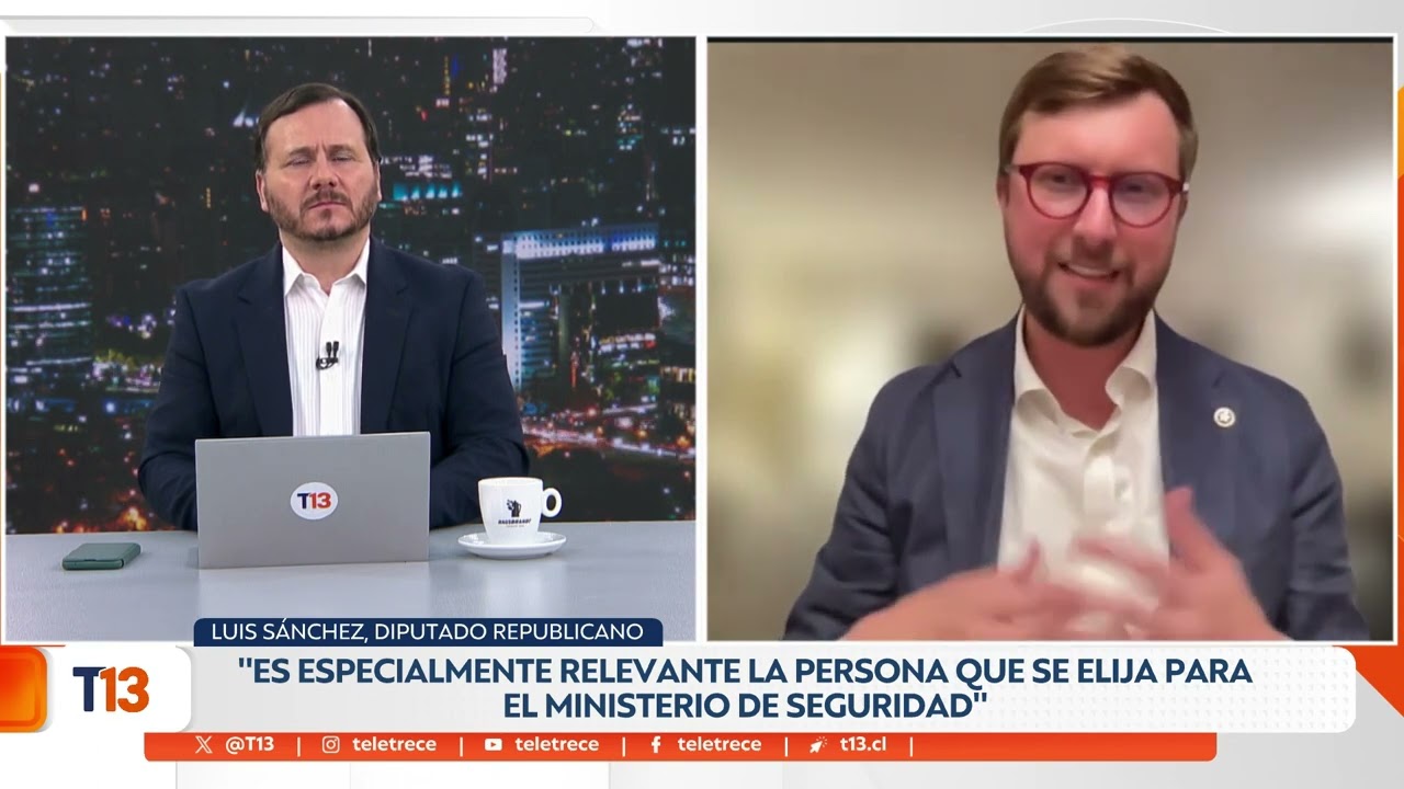 Entrevista al diputado del Partido Republicano, Luis Sánchez - T13 Noche