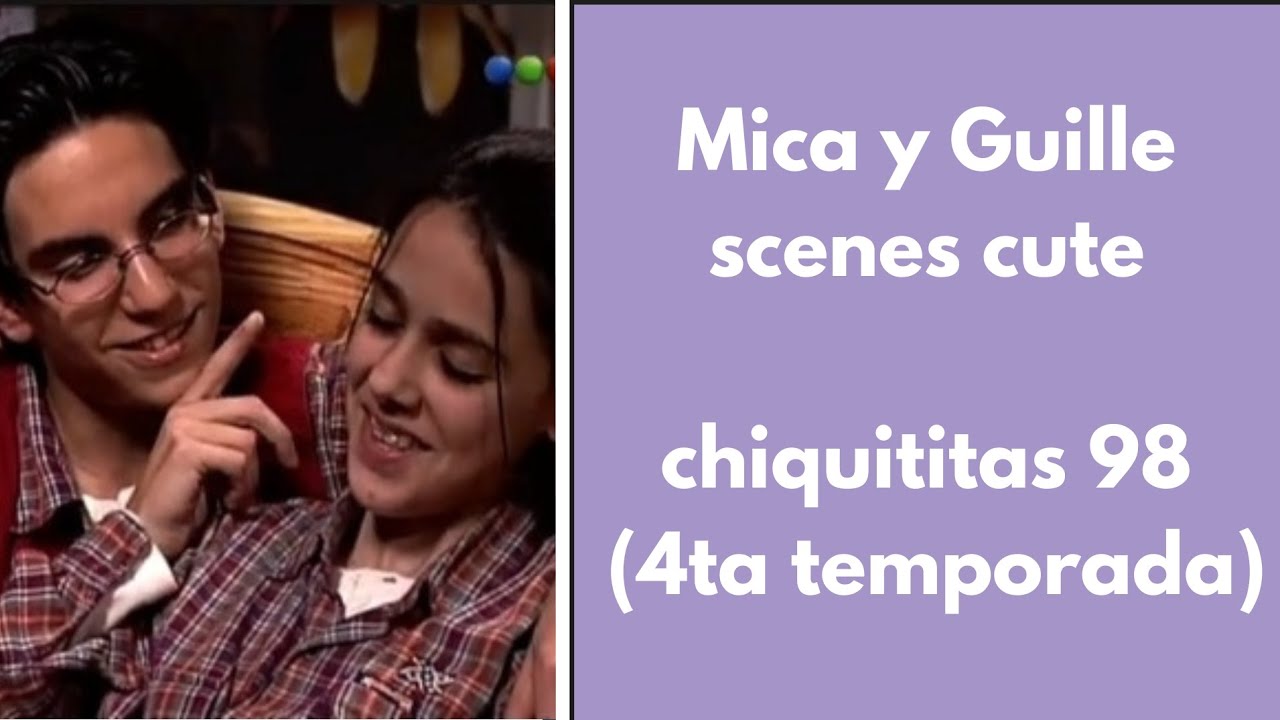 Mica y Guille scenes cute 💗💖  chiquititas 1998 (4ta temporada)