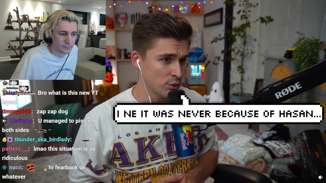 xQc отреагировал на объяснение Людвига, почему он отредактировал и повторно выложил свое видео о ...