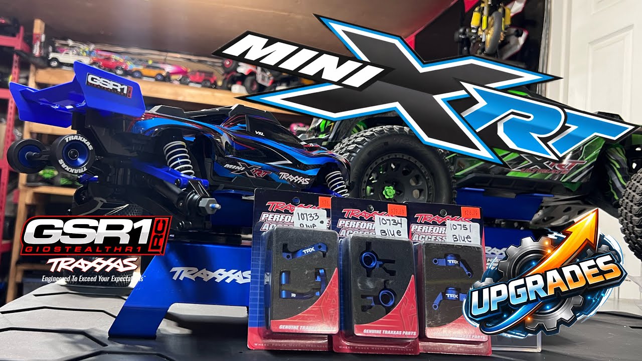 Traxxas Mini XRT New Upgrades 2026 Part 3 ALUMINUM - Caster & Steering Blocks Plus Rear Hub Carriers