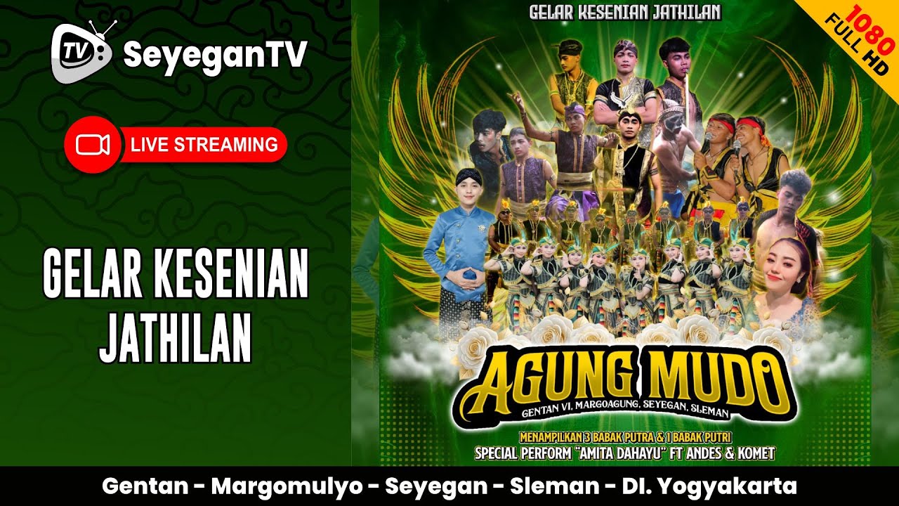 🔴 #LIVE : Jathilan Agung Mudo ❌ Amita Dahayu Feat Andes & Komet | Gentan Margomulyo Seyegan