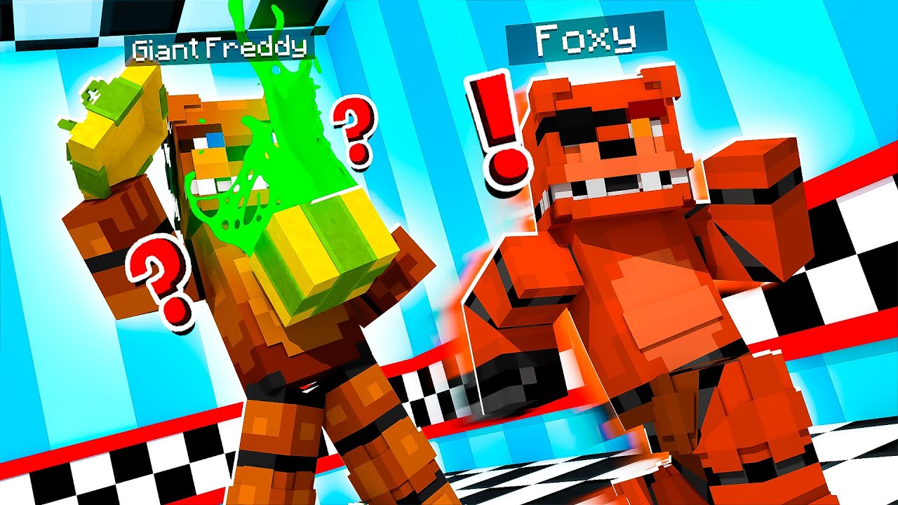 Giant Freddy EATS Foxy | Minecraft Five Nights at Freddy’s FNAF Roleplay