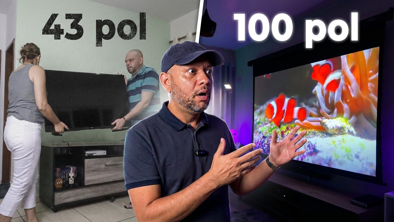 💡🍿 Como Montar Um Cinema Em Casa Com Projetor Gastando Pouco - Dicas Que Ninguém te Conta No Começo!