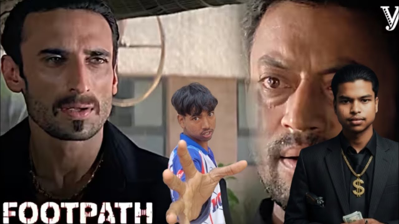 Footpath real film #attitude #Hero shooting #Hero act....