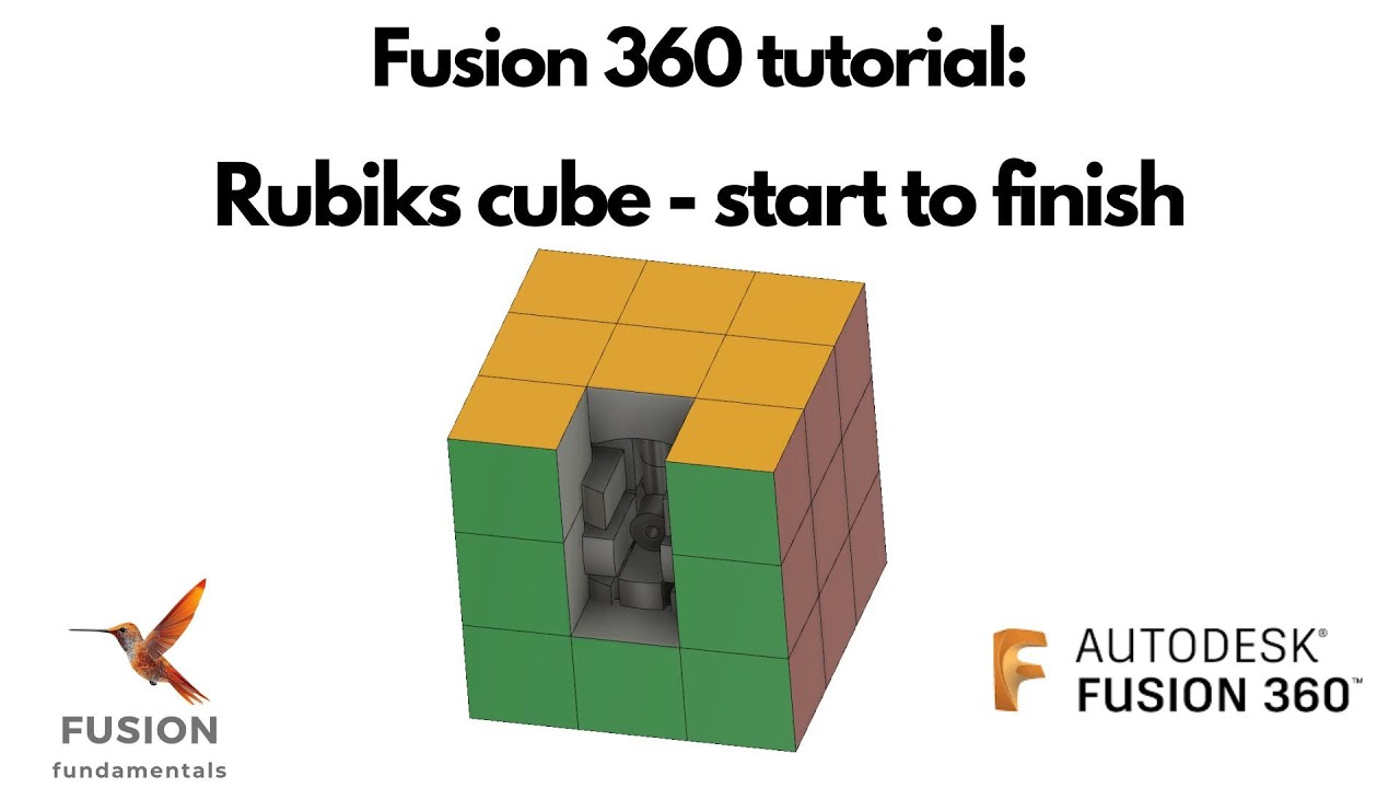 Учебное пособие по Fusion 360: кубик Рубика шаг за шагом