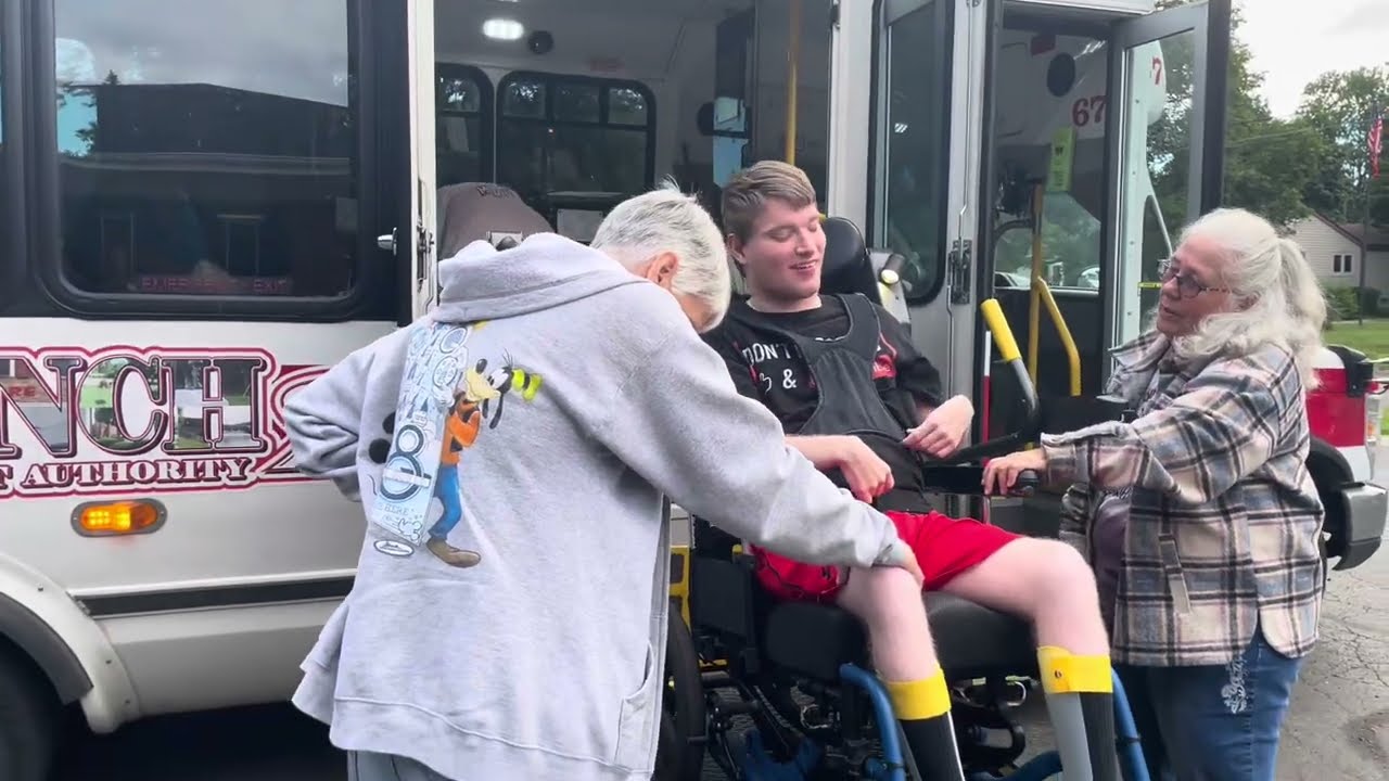 Bata Bus driver Kay picking Sam up & dropping him off at IFS 8.25.25 @onthatnote 