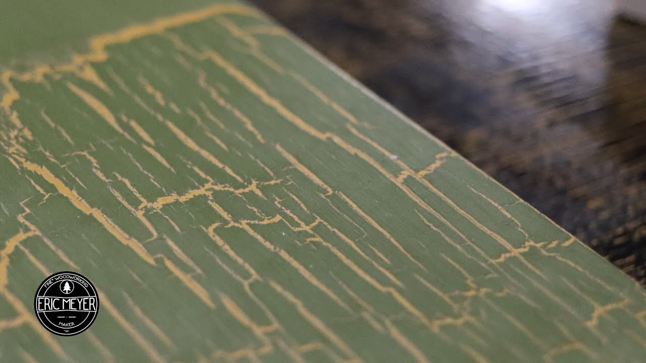 Two Methods for Creating a Crackle Paint Finish using Milk Paint