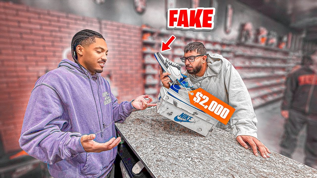 WE SPENT THOUSANDS ON FAKE SNEAKERS