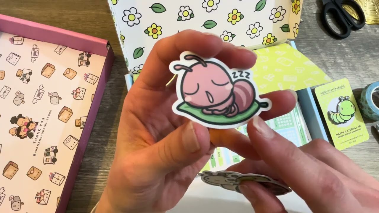 Обзор симпатичной коробки с канцелярскими товарами по подписке (рекламное видео)