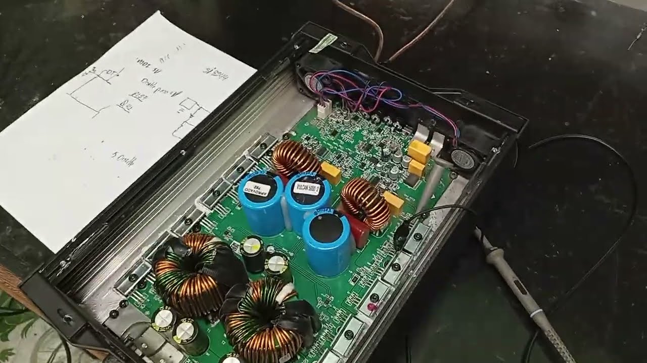 Stetsom vulcan 5000 não tem som, técnica como liberar PWM do ci si8244 com a fonte desligada.