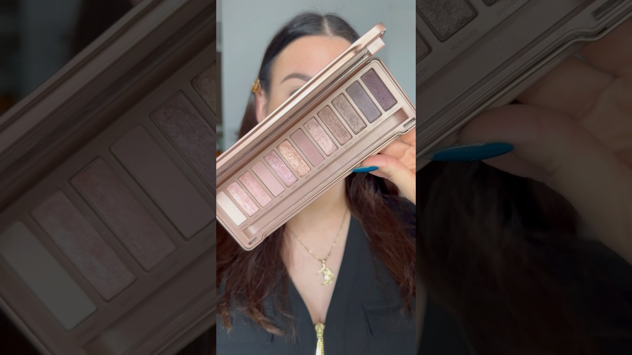 EASY EVERYDAY eyeshadow using @urbandecay Naked 3🩷 #easyeyelook #easyeyeshadow #urbandecay