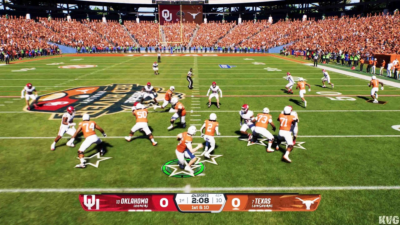 College Football 27 &mdash; Oklahoma Sooners против Texas Longhorns &mdash; Геймплей (PS5 UHD) [4K60FPS]