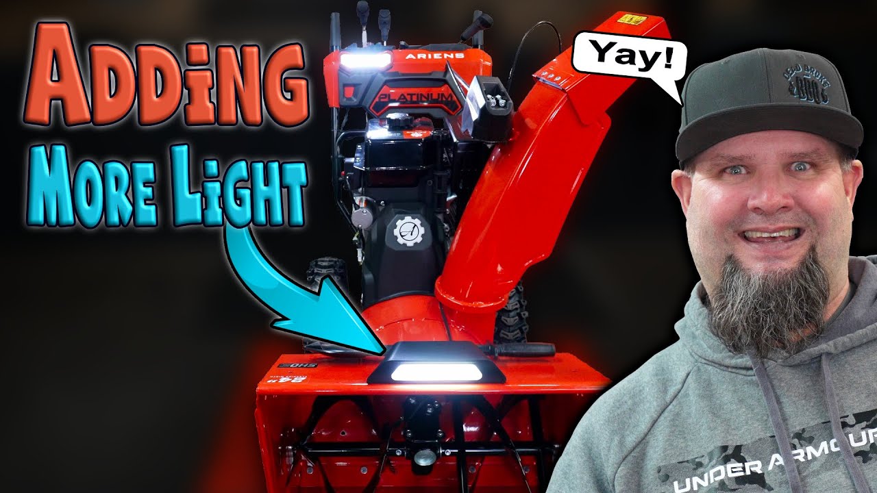 How To Install A LED Housing Light On An Ariens Snowblower