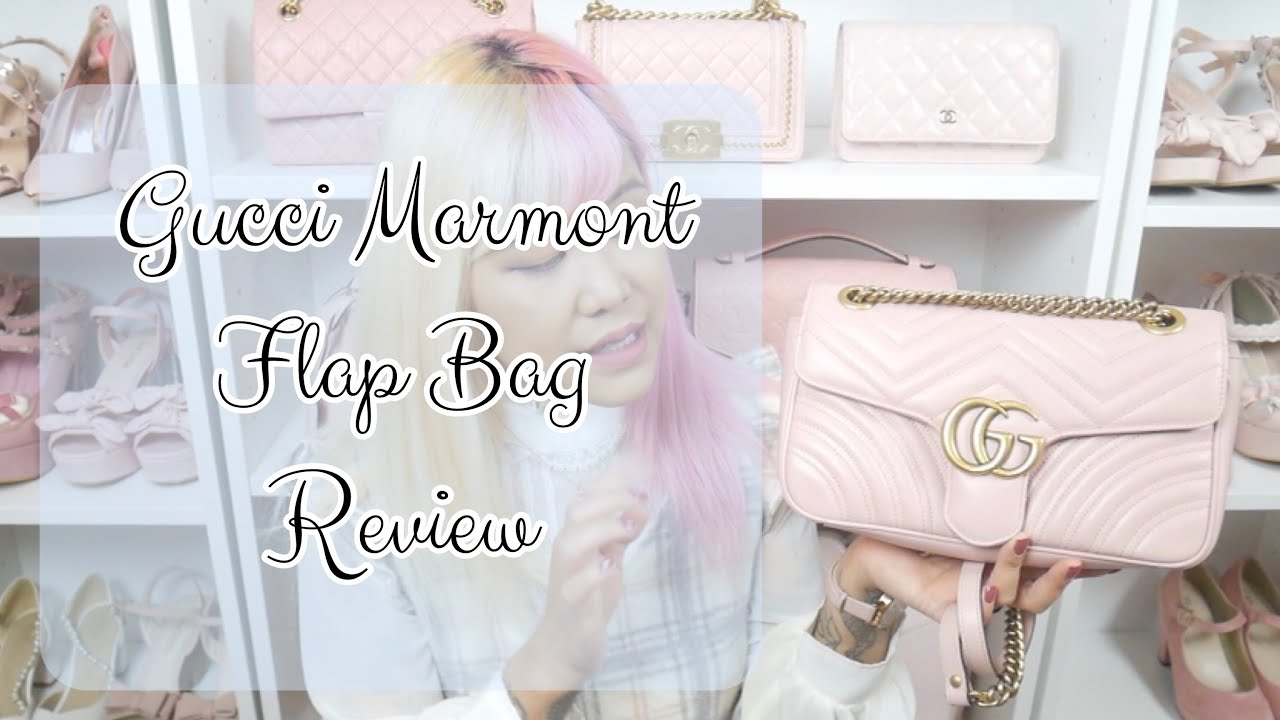 ♡ GUCCI MARMONT FLAP REVIEW | Why I Sold It & Compare to Chanel M/L Flap | xsakisaki ♡