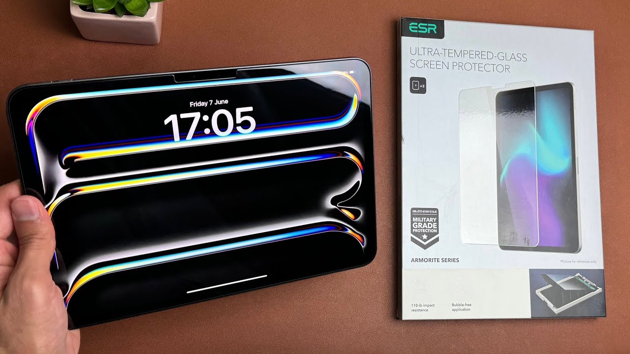 Защитная пленка ESR Armorite для iPad Pro (M4) 2024... Это ЛУЧШАЯ???