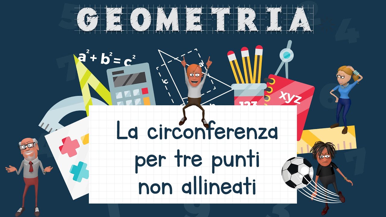 La circonferenza per tre punti non allineati