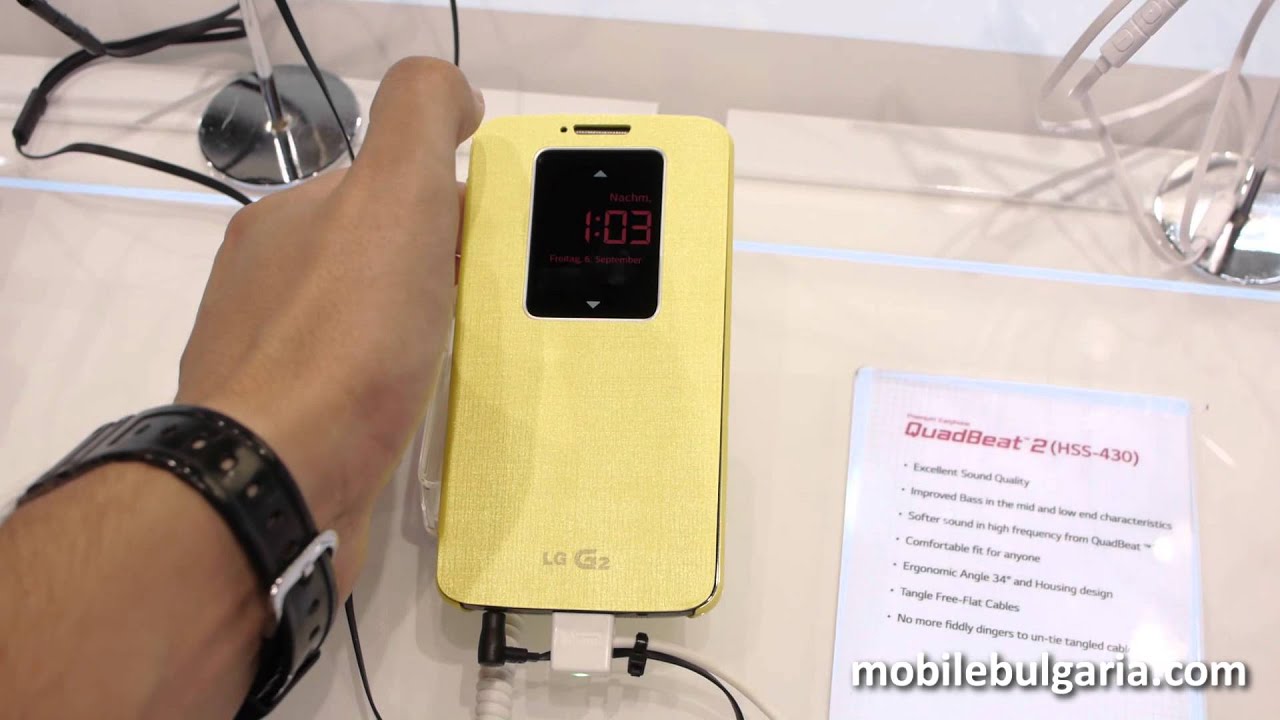 Quick Windows covers for LG G2 at IFA 2013