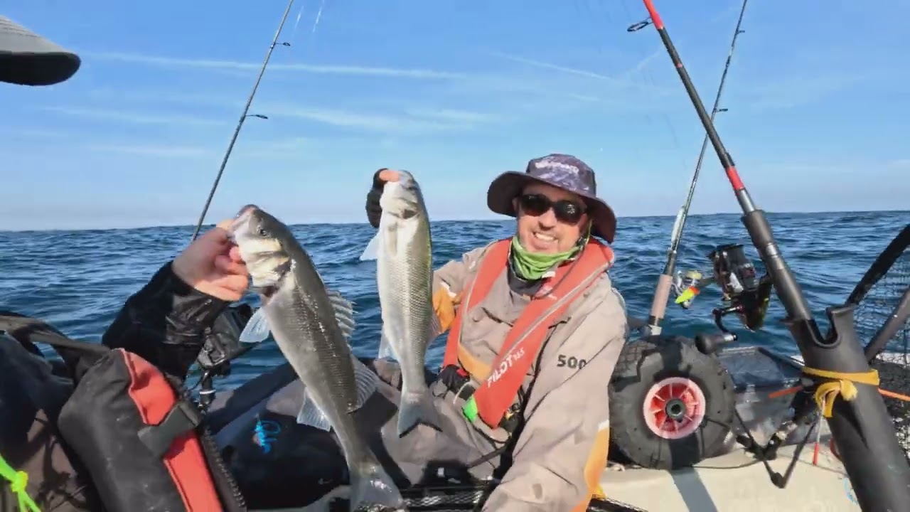 Pêche aux leurres en kayak