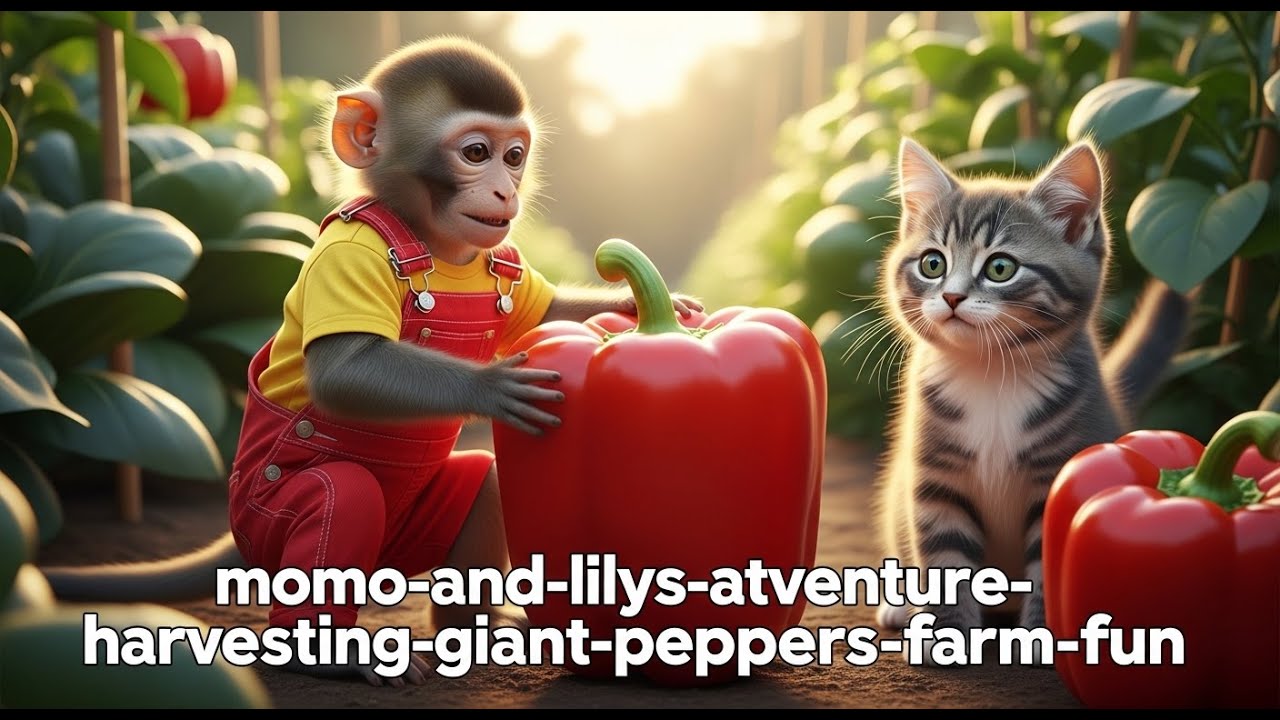 momo-and-lilys-adventure-harvesting-giant-peppers-farm-fun