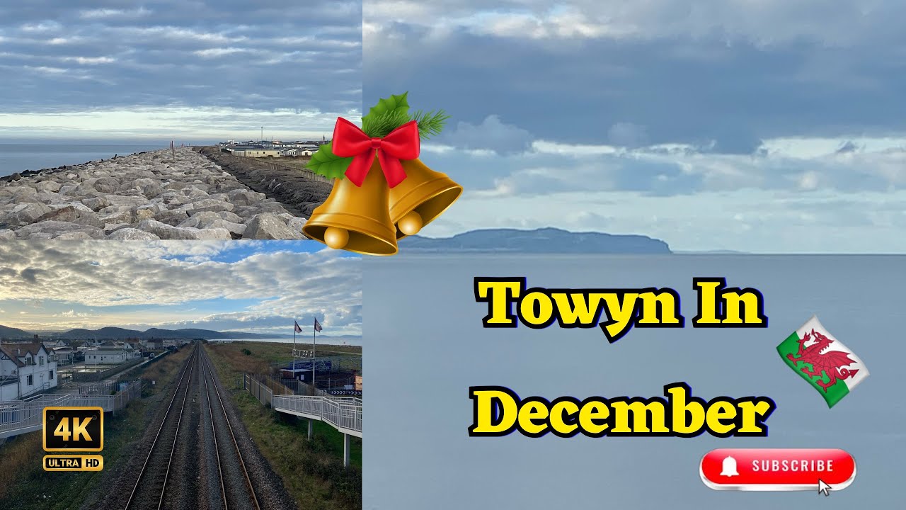A walk through TOWYN in December | What&rsquo;s Open ? | XMAS LIGHTS |