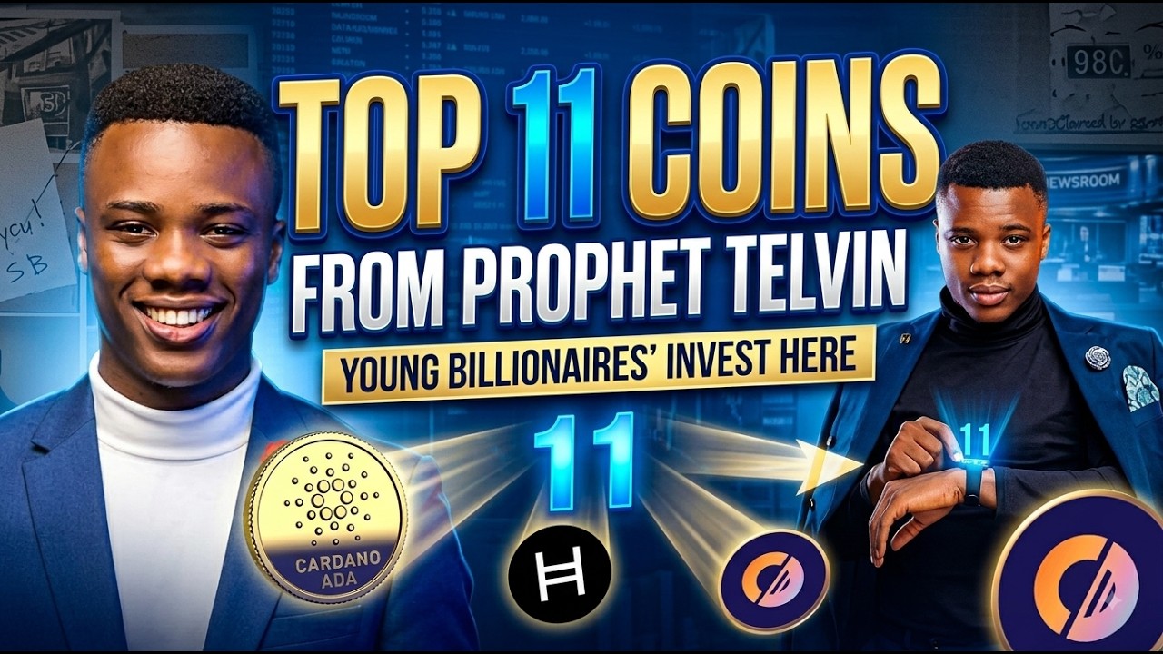FULL LIST: TOP 11 COINS FROM PROPHET TELVIN. FUTURE MILLIONAIRES, INVEST HERE. XRP, XLM, HBAR, AD...