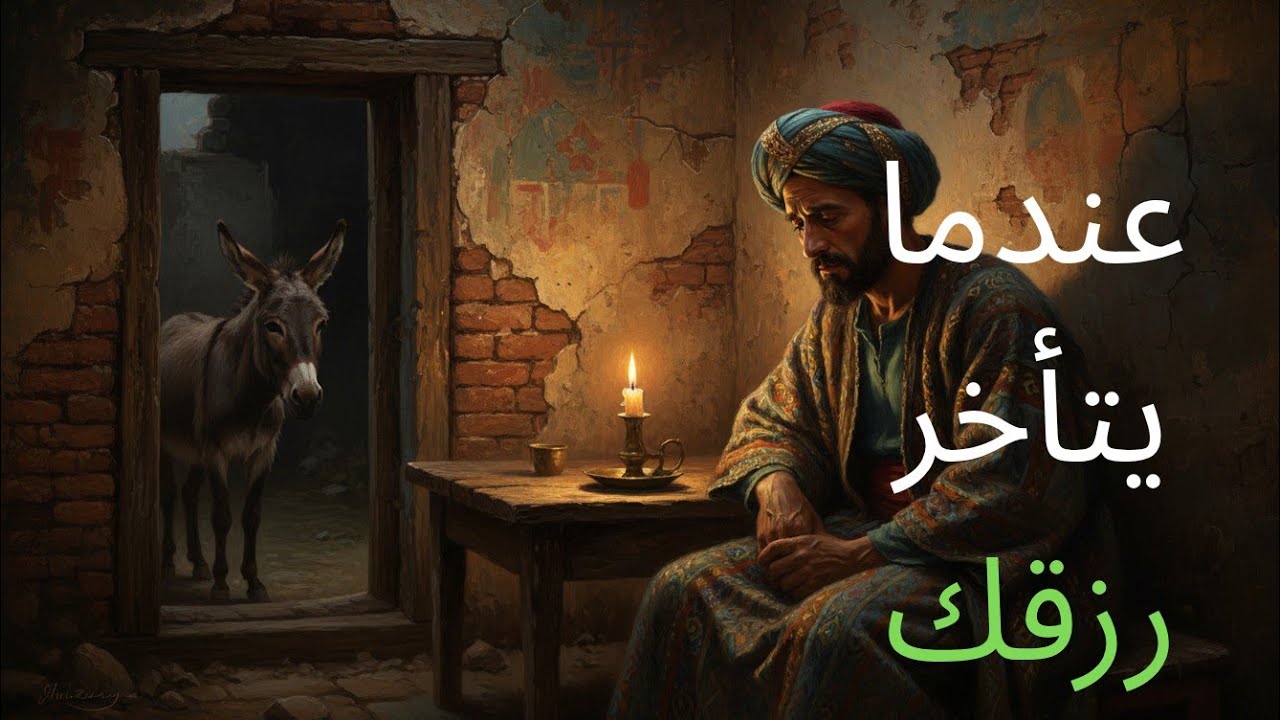 قصة جحا والرزق المؤجَّل | قصة صبر غيّرت مصير رجل فقير/#قصص_قصيرة #جحا_والحمار 