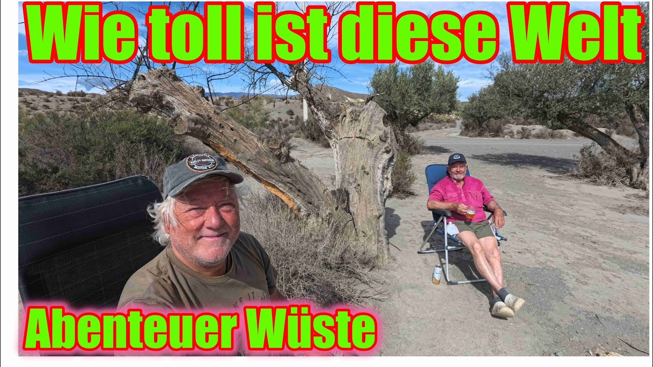Extreme Trockenheit in Südspanien. Trotzdem, wie geil ist diese Welt !!!