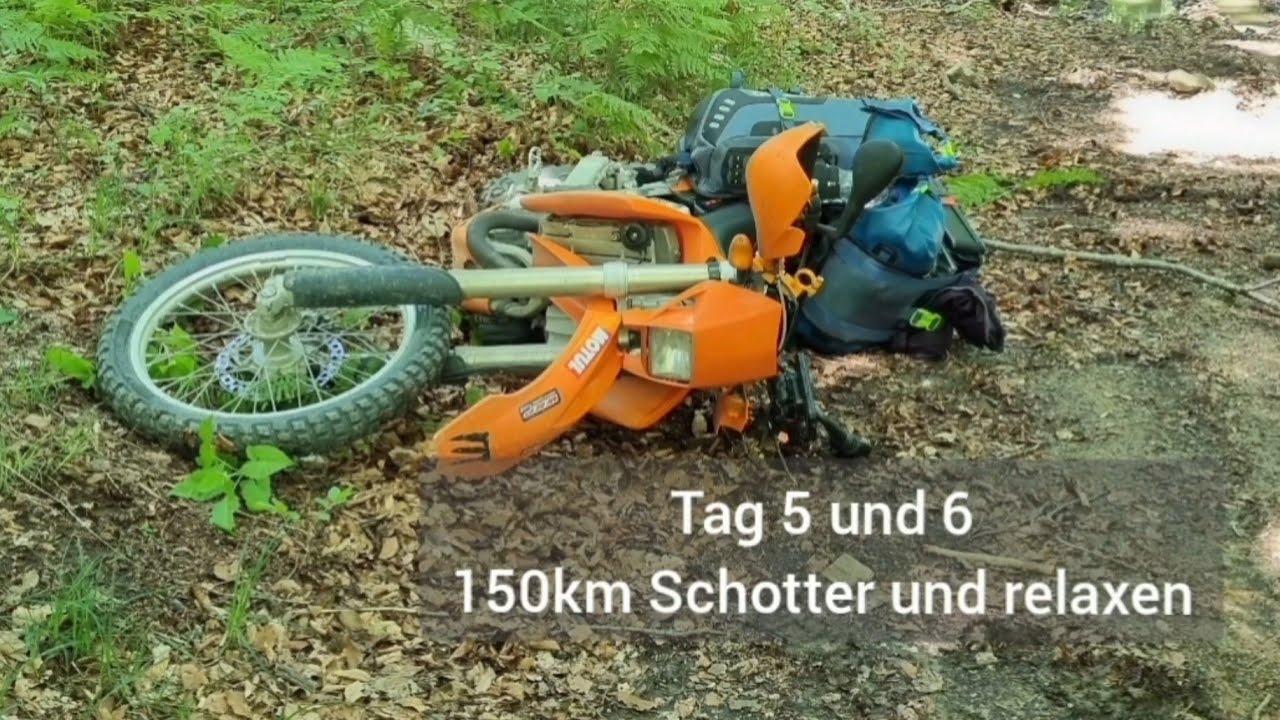 TET und ACT Slowenien und Kroatien - Tag 5+6: über 150km Schotter und ein Tag Pause