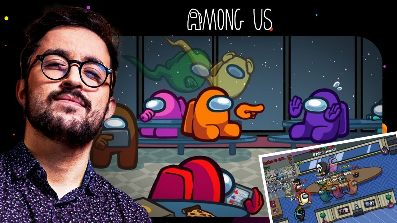 Among us avec la team américaine