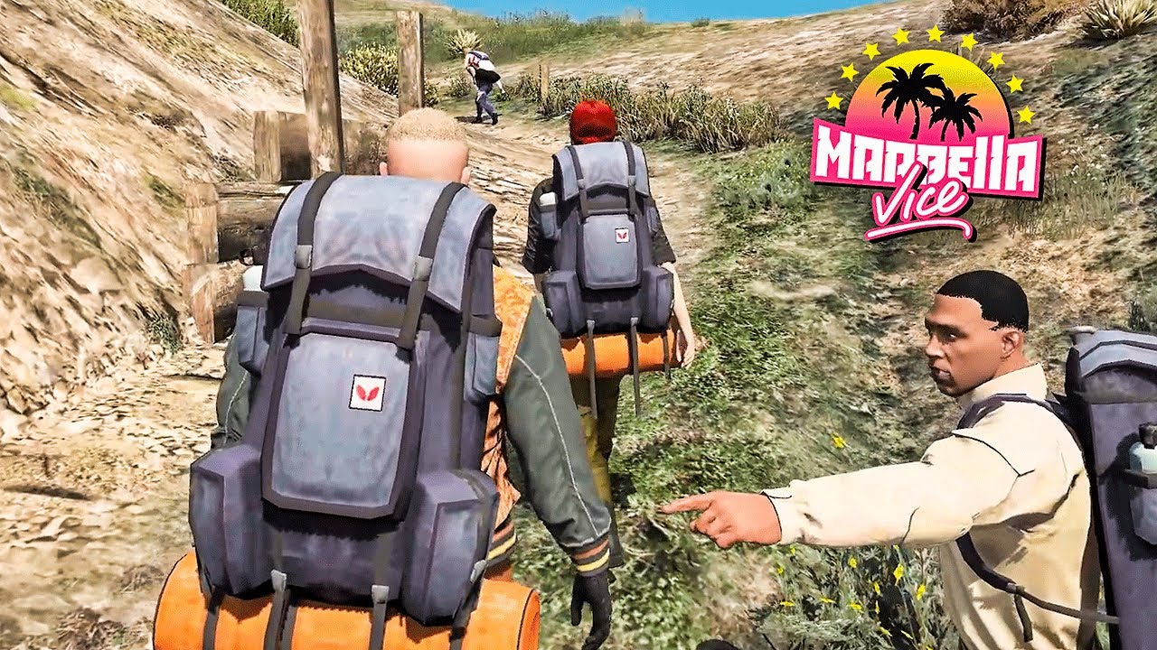 UN DIA DE CAMPING ANTES DEL FINAL 🌴 GTA V MARBELLA VICE DIA 34 | Kenai